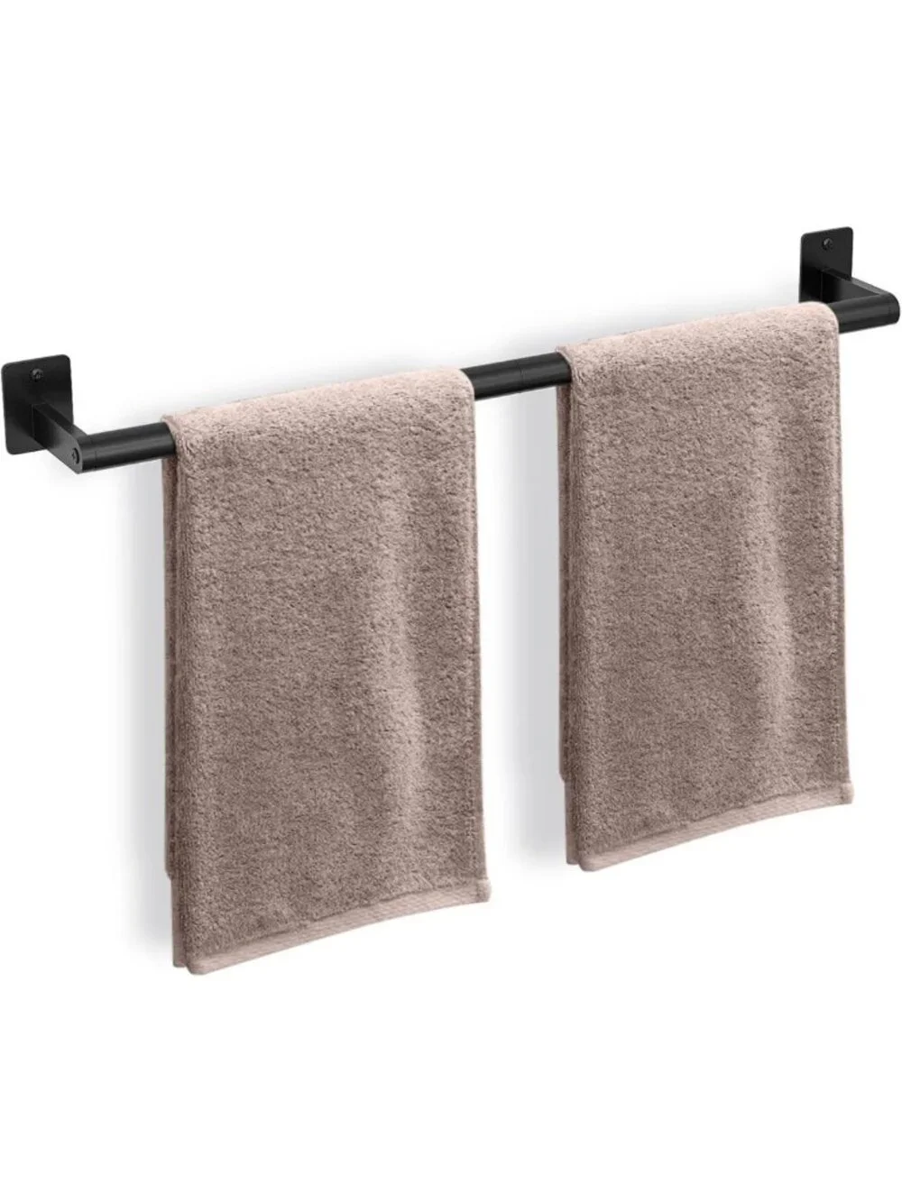 24-Inch Wall-Mounted Towel Bar - Heavy Duty Hand Towel Holder, Modern Matte